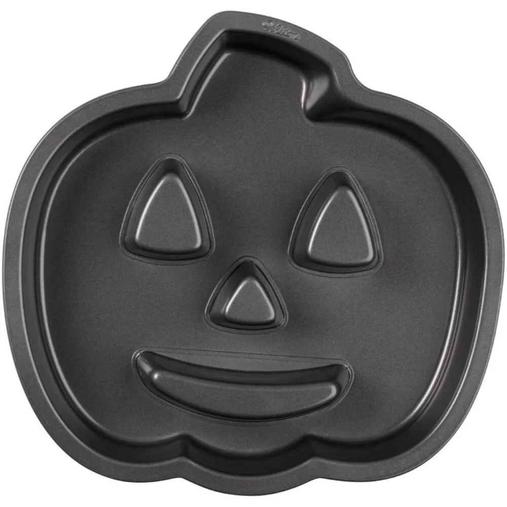 Pumpkin Shaped Cake Pan Non-Stick Steel Wilton 11